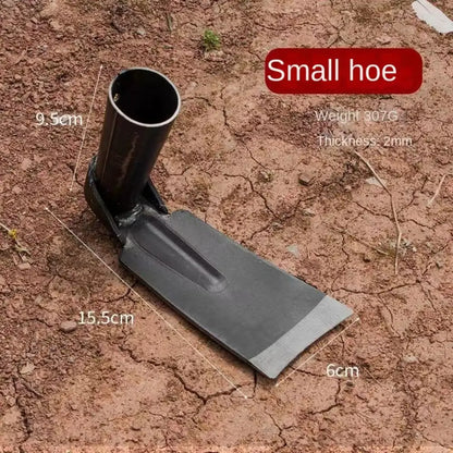 Durable Forged Garden Hoe – Outdoor Weeding Tool for Soil Digging & Planting